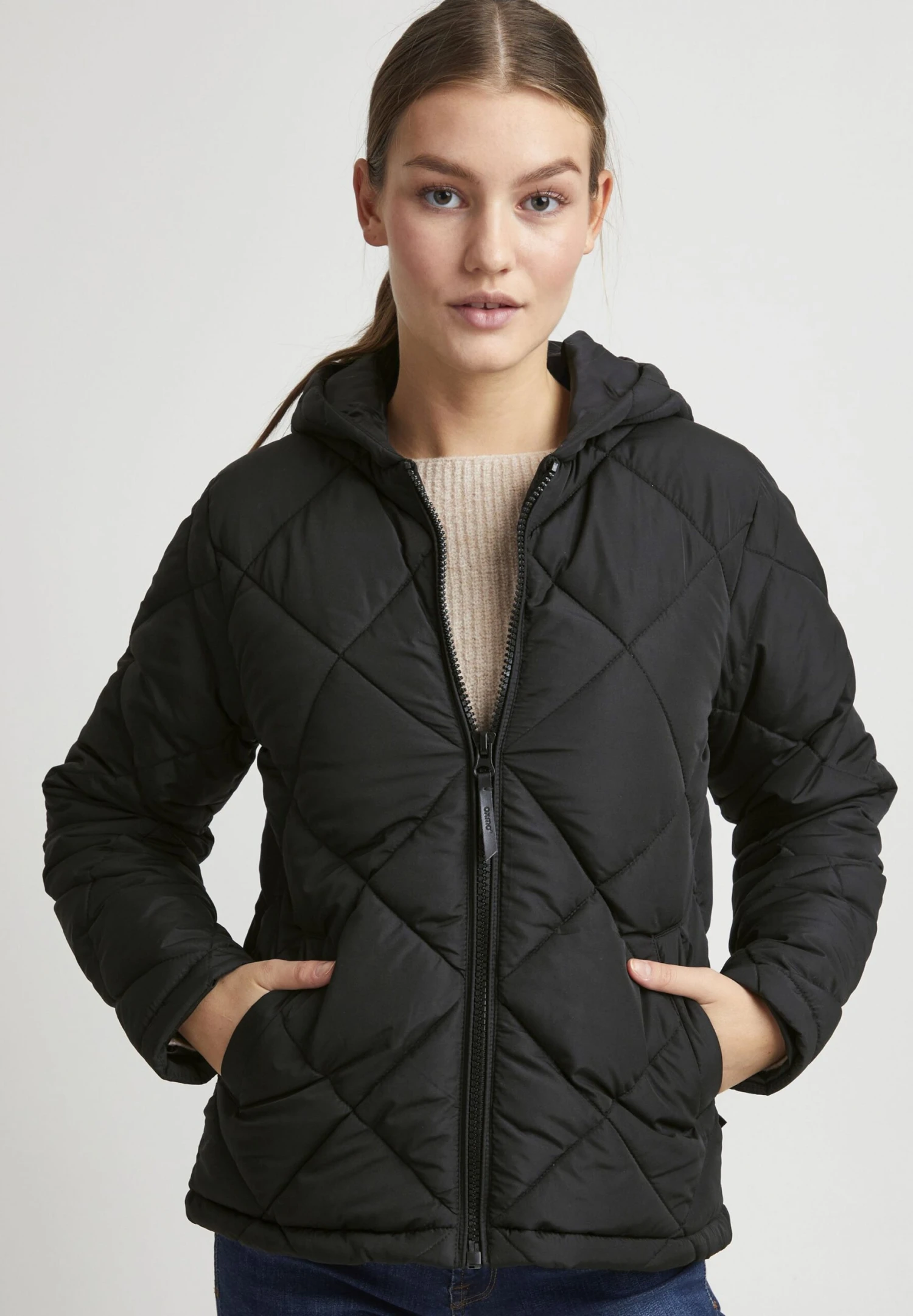 OXMO Oxstacie - Chaqueta De Entretiempo - Black 1 OXMO Oxstacie - Chaqueta De Entretiempo - Black