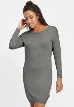 OXMO Oxella - Vestido De Punto - Grey Mel