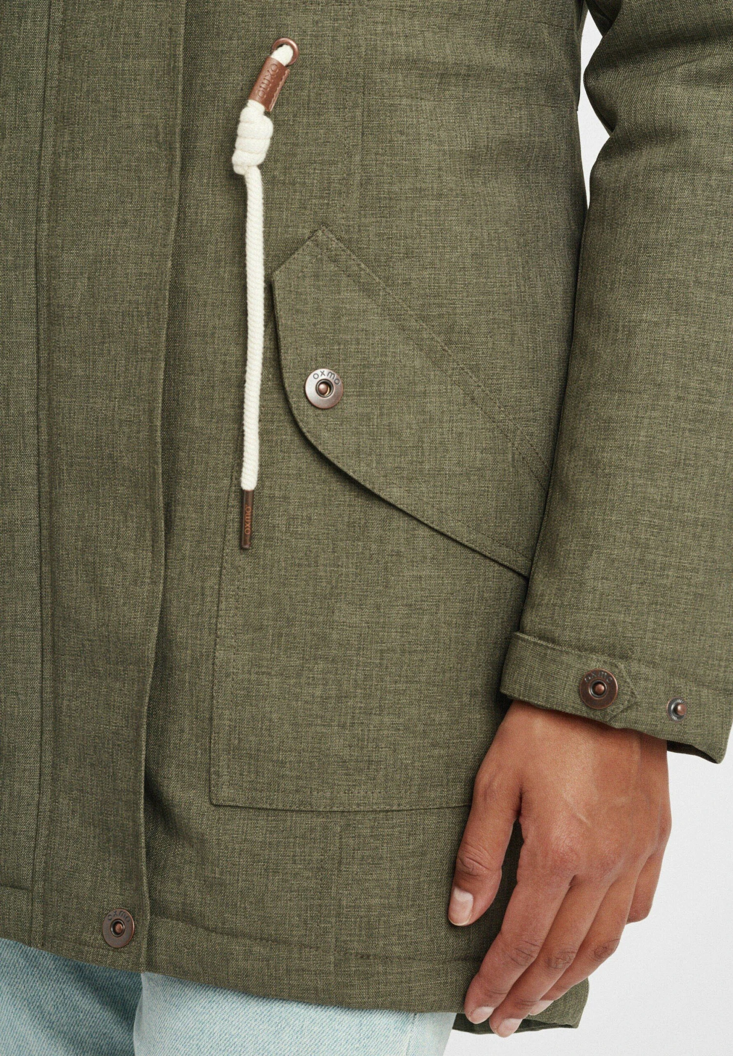 OXMO Oxmelly - Abrigo De Invierno - Dusty Olive 5 OXMO Oxmelly - Abrigo De Invierno - Dusty Olive - Imagen 5