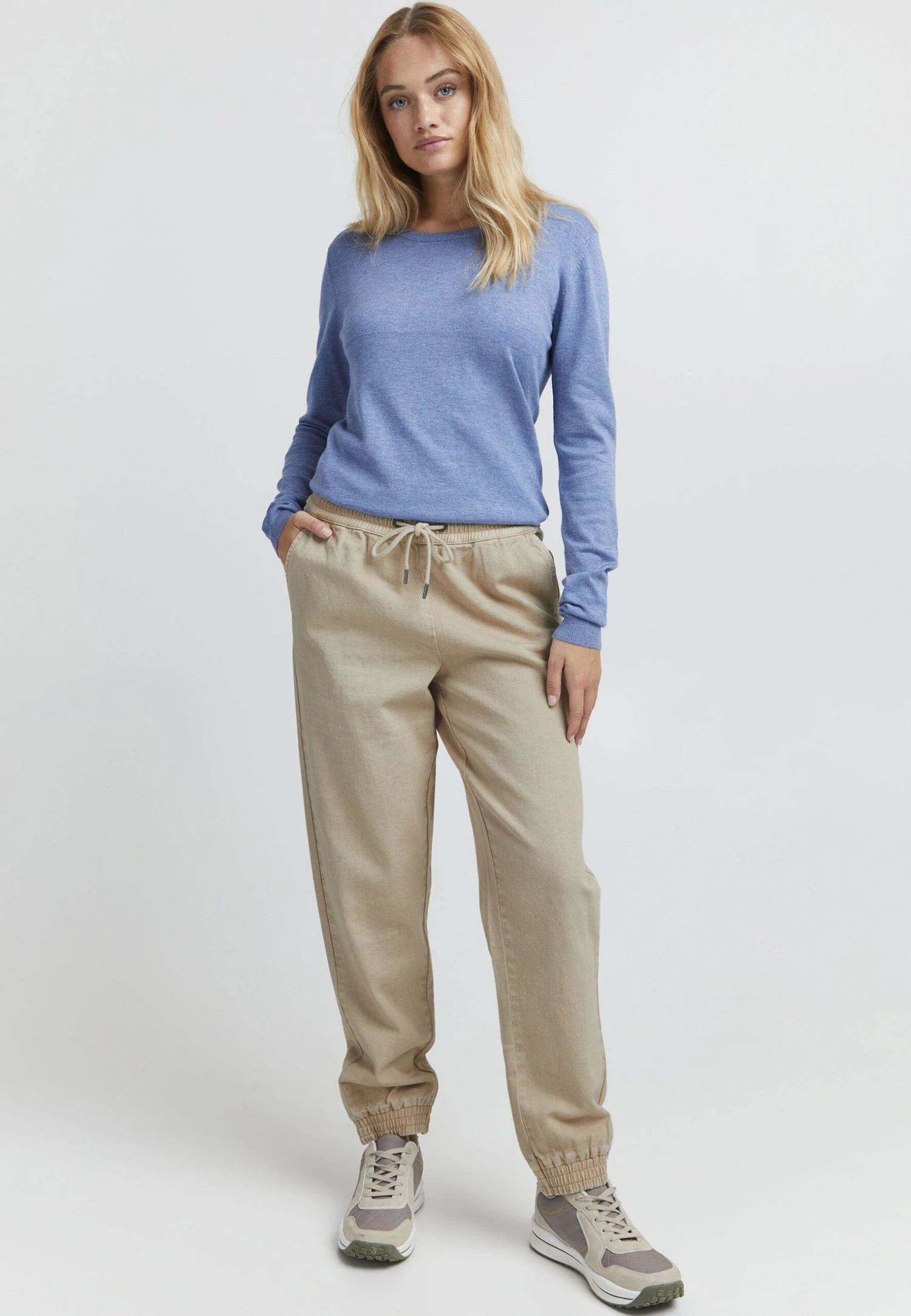 OXMO Oxtallualah - Pantalones Deportivos - Cement 2 OXMO Oxtallualah - Pantalones Deportivos - Cement - Imagen 2