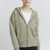 OXMO Holunder - Sudadera Con Cremallera - Seagrass