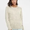 OXMO Oxdaniela - Jersey De Punto - Bone White