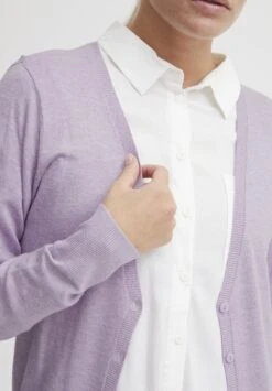 OXMO Oxhelene - Chaqueta De Punto - Purple Rose Melange -OXMO Tienda de ventas b525242990794493a37d6edbe7184648