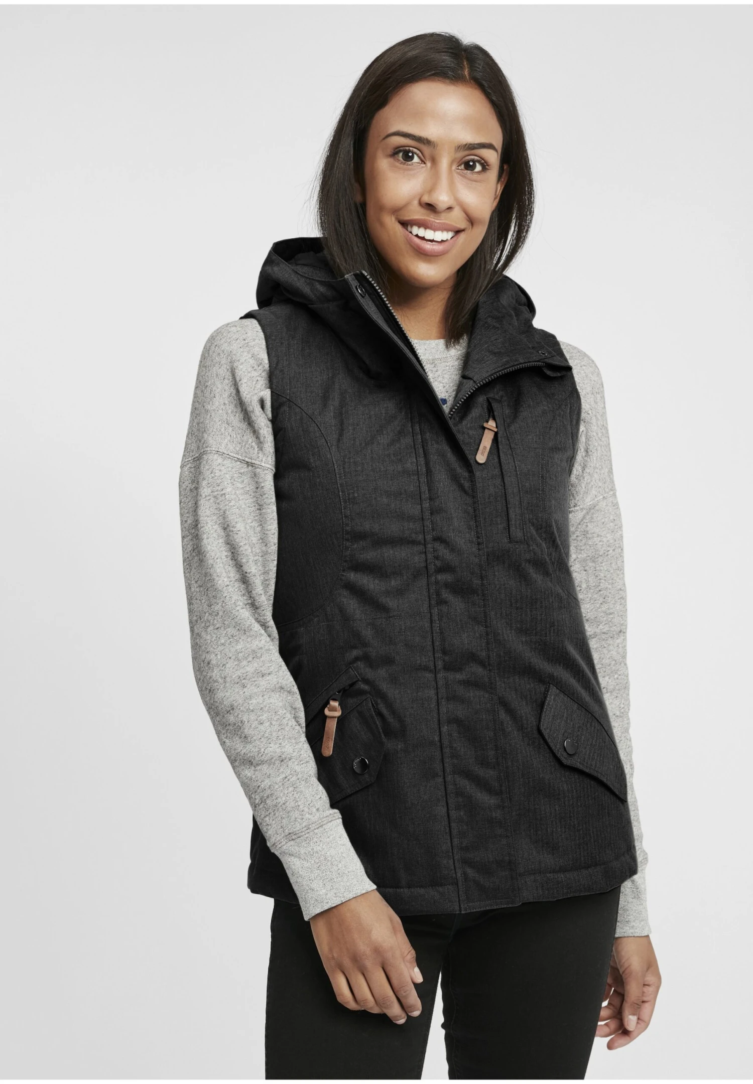 OXMO Oxbellissa - Chaleco - Black 1 OXMO Oxbellissa - Chaleco - Black