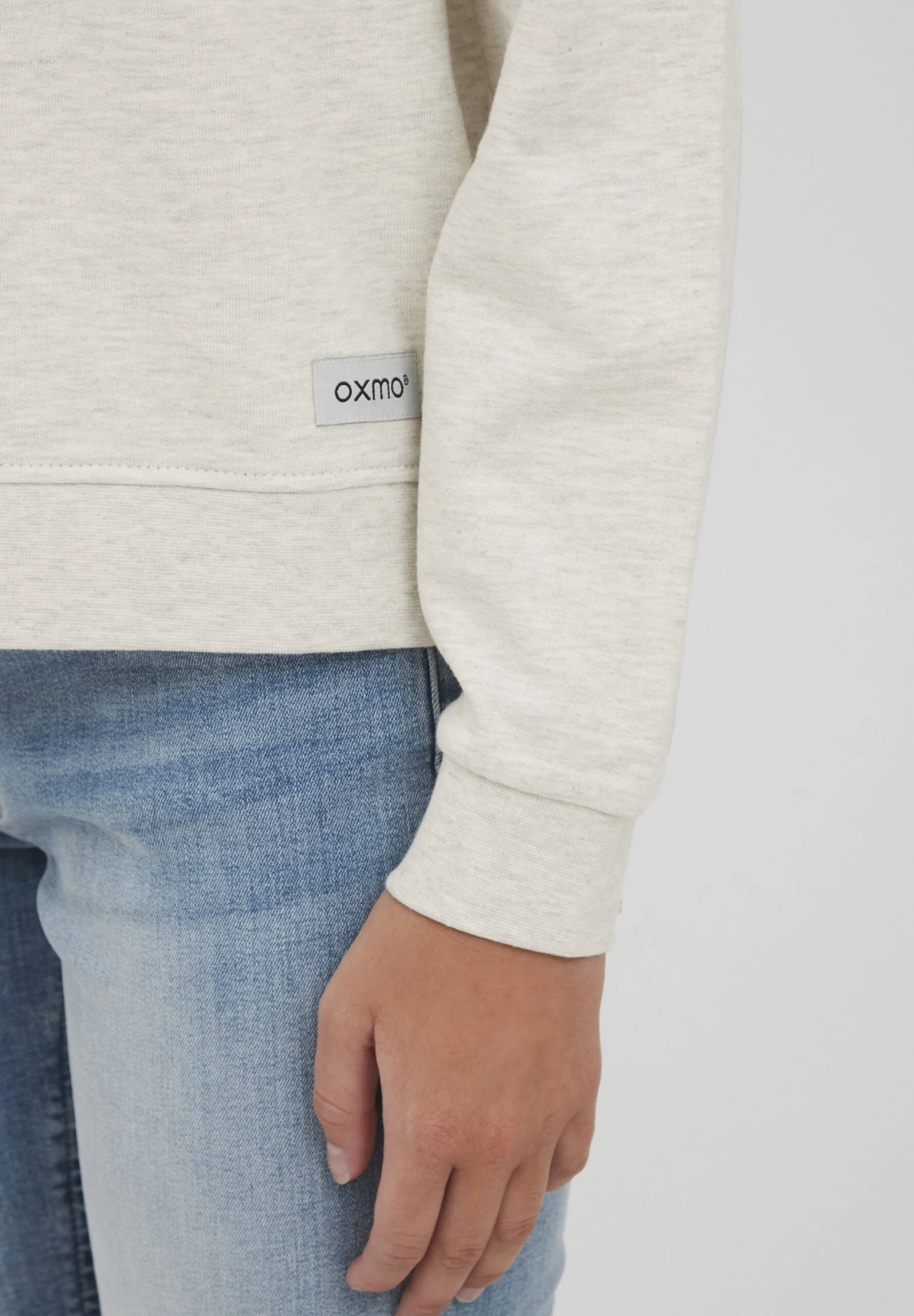 OXMO Oxgrynet - Sudadera - Oyster Grey Melange 5 OXMO Oxgrynet - Sudadera - Oyster Grey Melange - Imagen 5