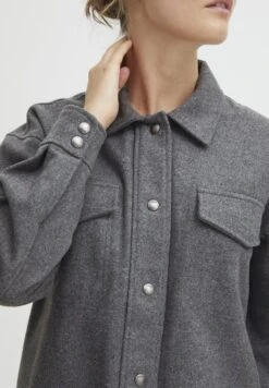 OXMO Valen - Chaqueta De Punto - Medium Grey Melange 9 OXMO Valen - Chaqueta De Punto - Medium Grey Melange -OXMO Tienda de ventas bed7392cfb6d4683812f3cab695e71c4