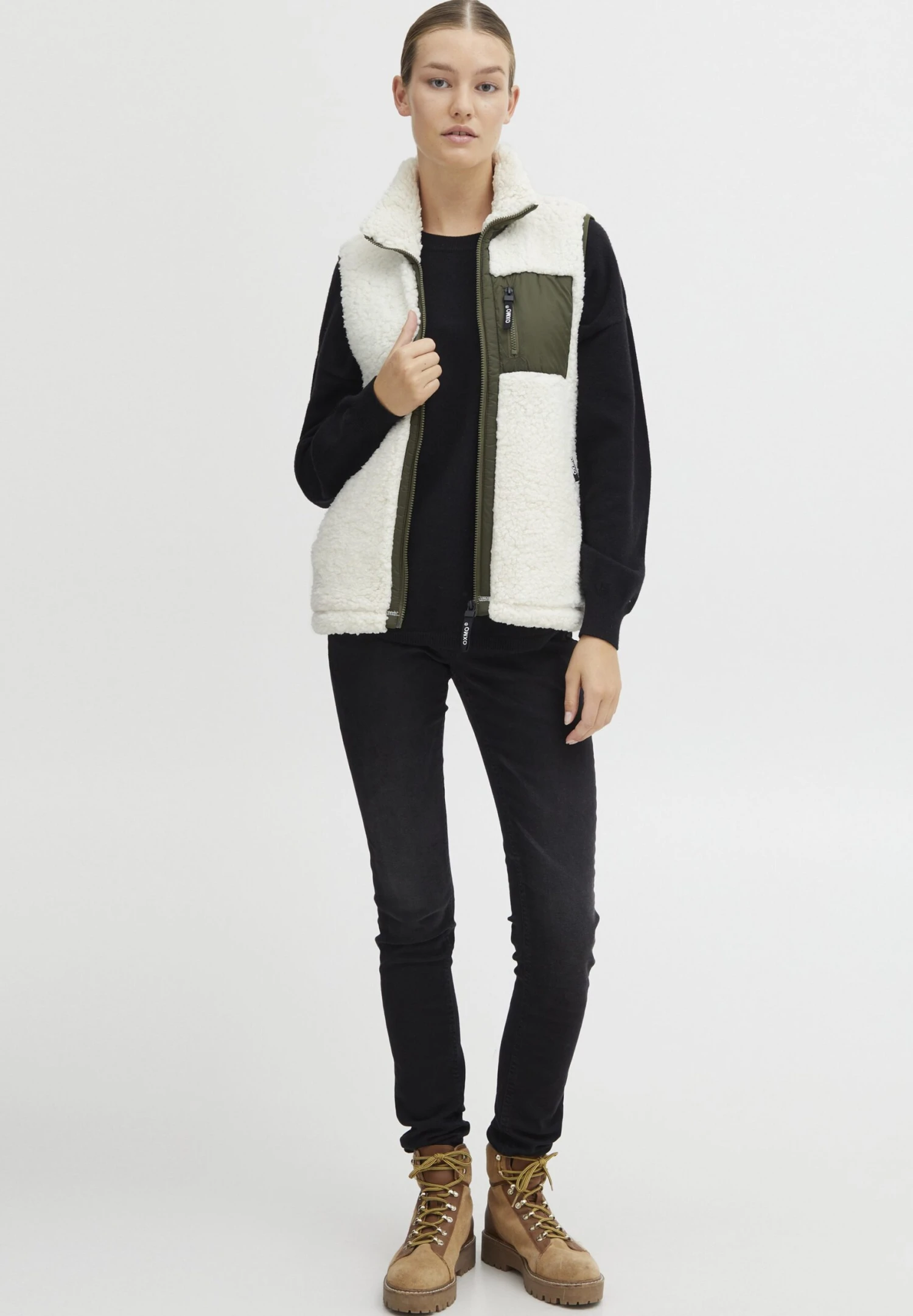 OXMO Oxelinor - Chaleco - Cloud Dancer 2 OXMO Oxelinor - Chaleco - Cloud Dancer - Imagen 2