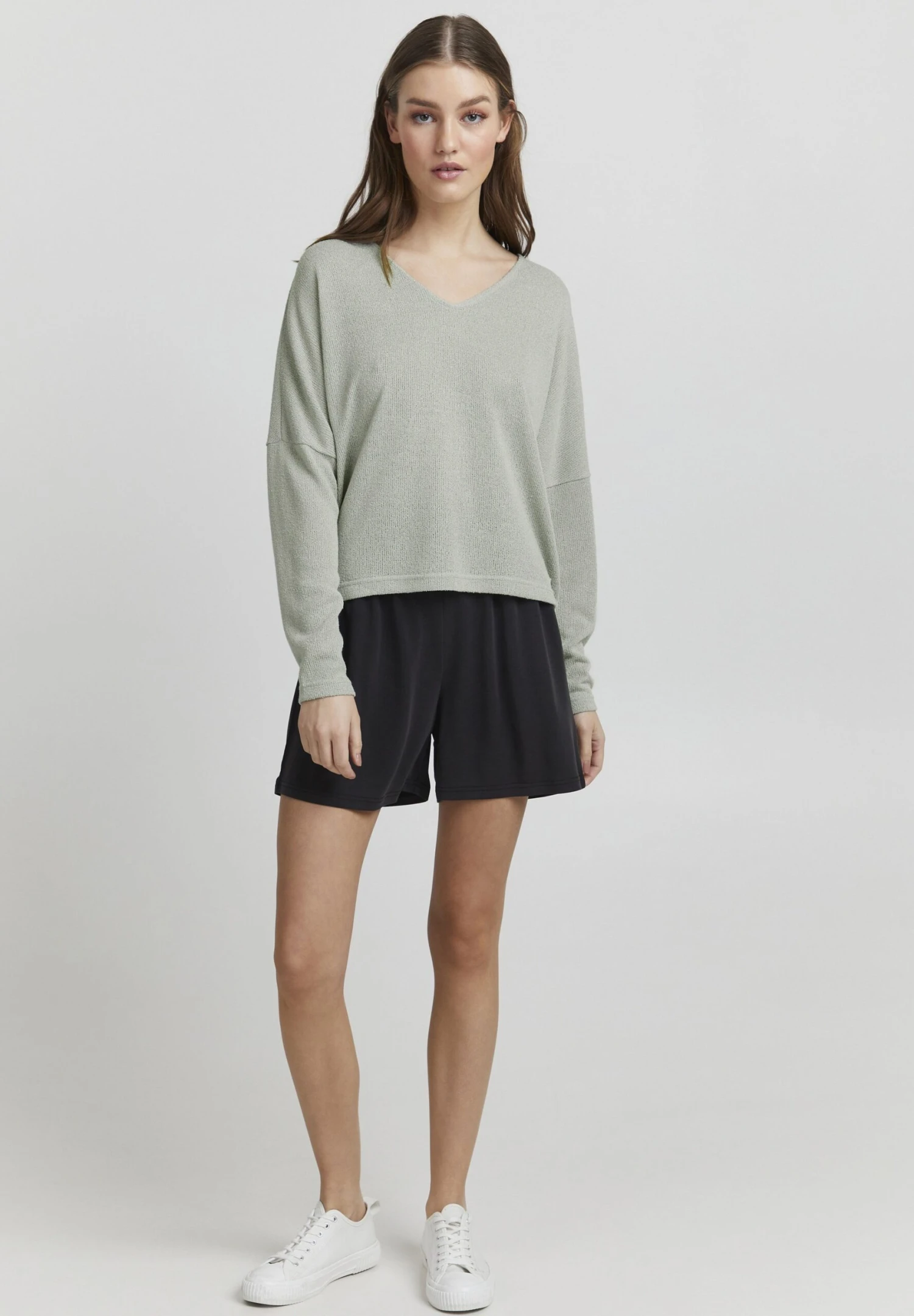 OXMO Katla - Jersey De Punto - Aqua Gray 2 OXMO Katla - Jersey De Punto - Aqua Gray - Imagen 2