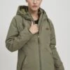 OXMO Oxtekla - Chaqueta De Entretiempo - Dusty Olive