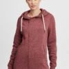 OXMO Oxvicky - Sudadera Con Cremallera - Wine R Mel
