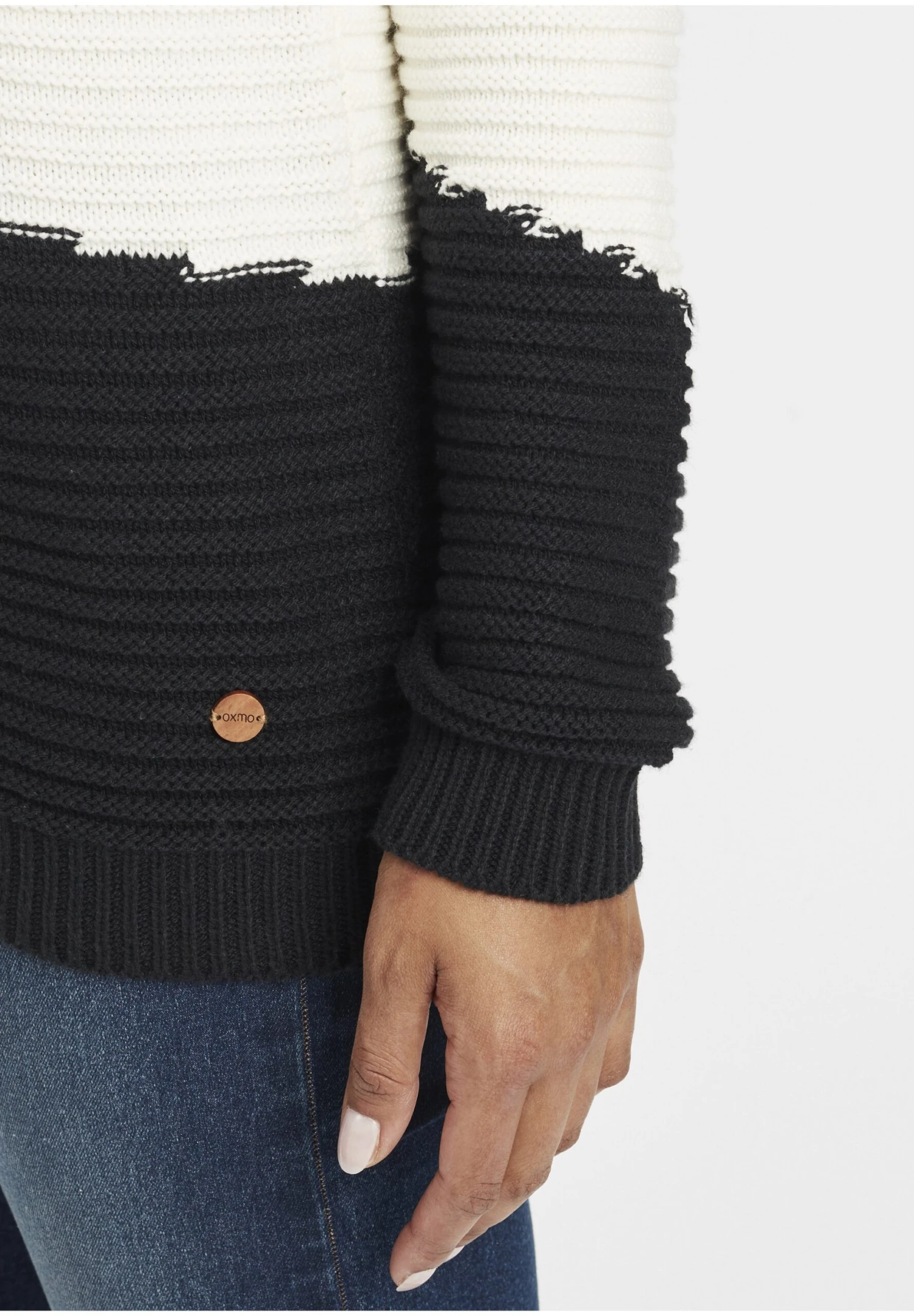 OXMO Oxolma - Jersey De Punto - Dark Grey 5 OXMO Oxolma - Jersey De Punto - Dark Grey - Imagen 5