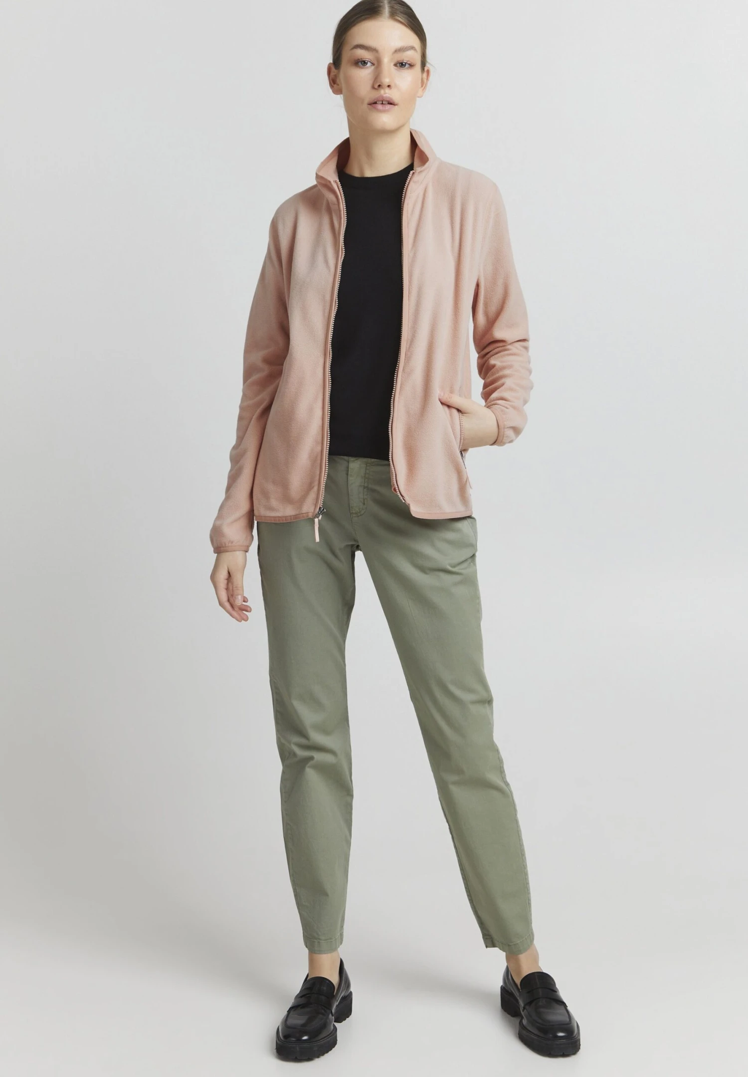 OXMO Oxrikka - Forro Polar - Mahogany Rose 2 OXMO Oxrikka - Forro Polar - Mahogany Rose - Imagen 2