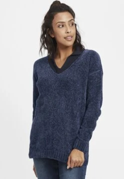 OXMO Oxesmira - Jersey De Punto - Insignia Blue