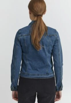 OXMO Oxfria - Chaqueta Vaquera - Mid Blue Denim -OXMO Tienda de ventas d8e18c9a84384393ba5436dafd4ab184