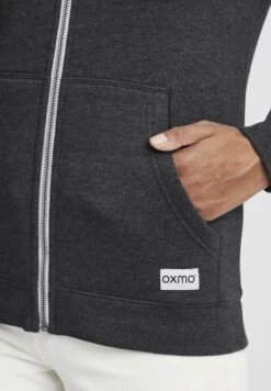 OXMO Oxbinja - Sudadera Con Cremallera - Dark Grey Melange -OXMO Tienda de ventas da5b51018b9b47dabaa601c04331d07d
