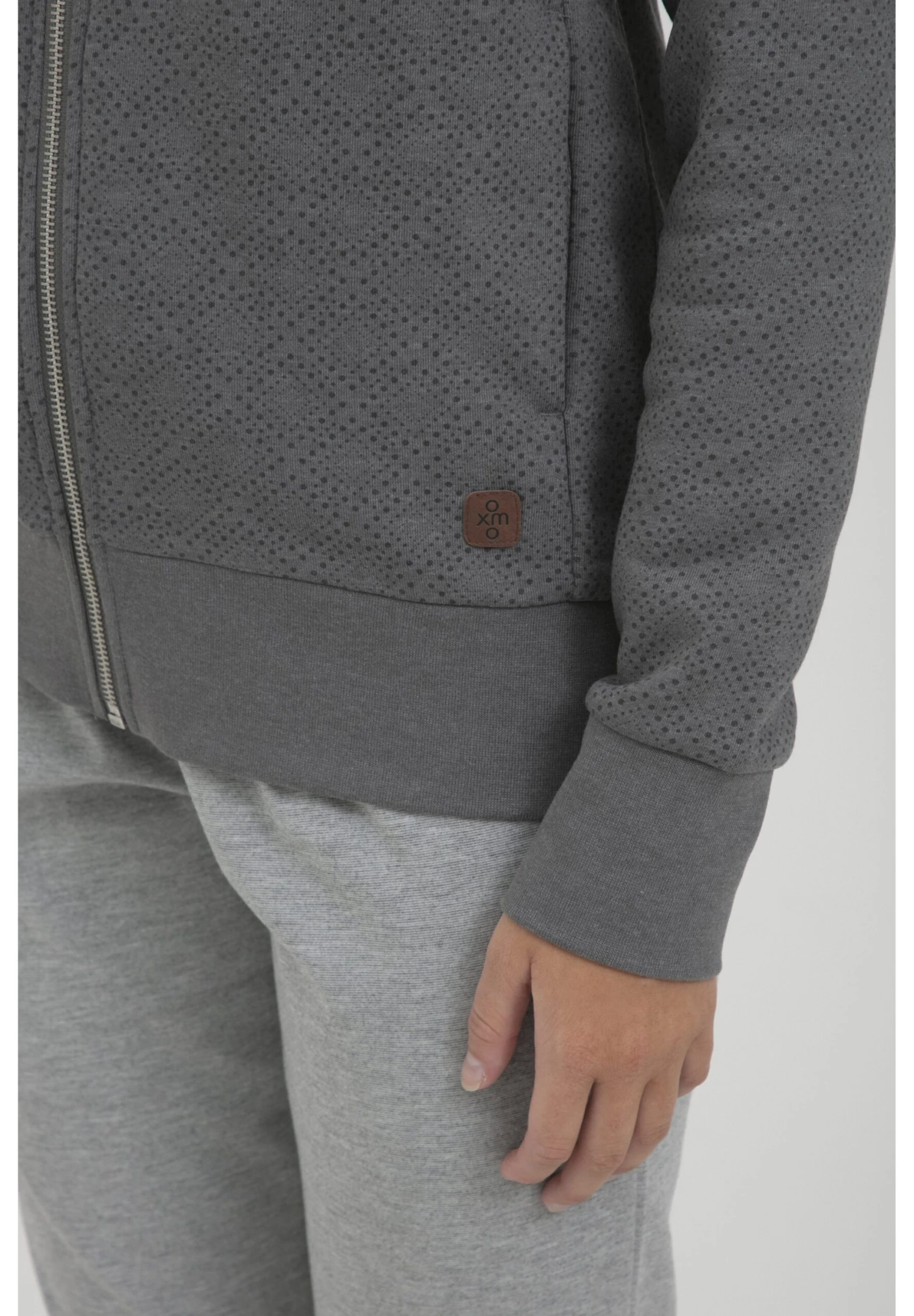 OXMO Vendela - Sudadera Con Cremallera - Grey 5 OXMO Vendela - Sudadera Con Cremallera - Grey - Imagen 5