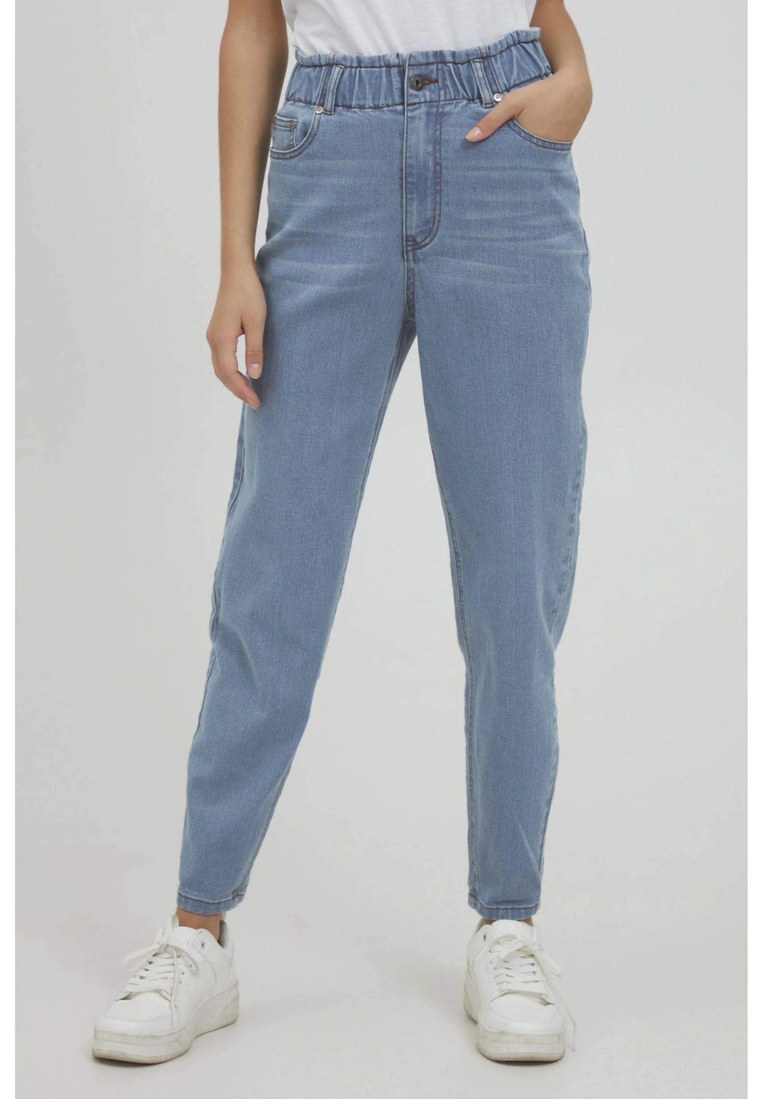 OXMO Oxann - Vaqueros Slim Fit - Ligth Blue Denim 1 OXMO Oxann - Vaqueros Slim Fit - Ligth Blue Denim