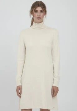 OXMO Winala - Vestido De Punto - Oyster Grey Melange