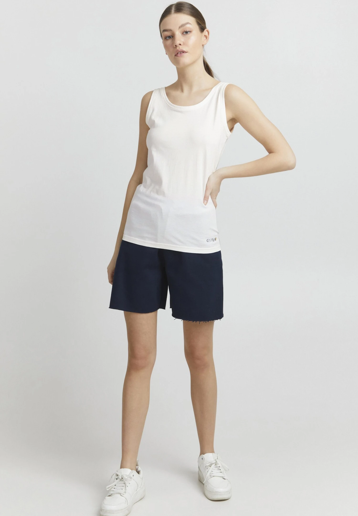 OXMO Pina - Top - Cloud Dancer 2 OXMO Pina - Top - Cloud Dancer - Imagen 2