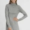 OXMO Oxwinala - Vestido De Punto - Medium Grey Melange