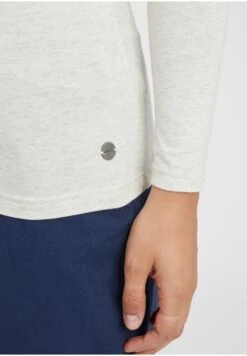 OXMO Oxmarie - Camiseta De Manga Larga - Oyster Grey Melange -OXMO Tienda de ventas ef7cfbf76dc94b78bde0aa27f31d68bd