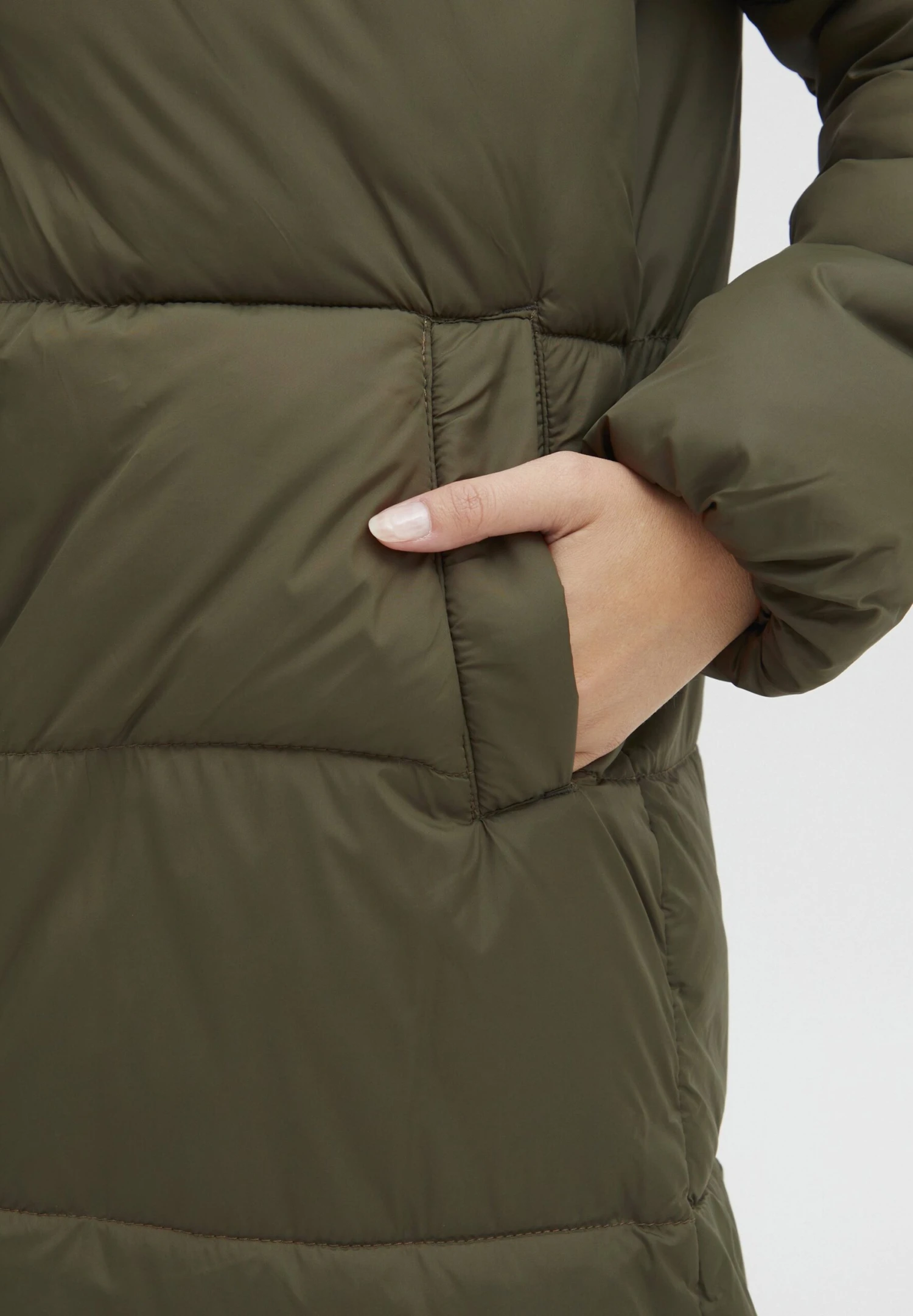 OXMO Oxboda - Abrigo De Invierno - Olive Night 5 OXMO Oxboda - Abrigo De Invierno - Olive Night - Imagen 5