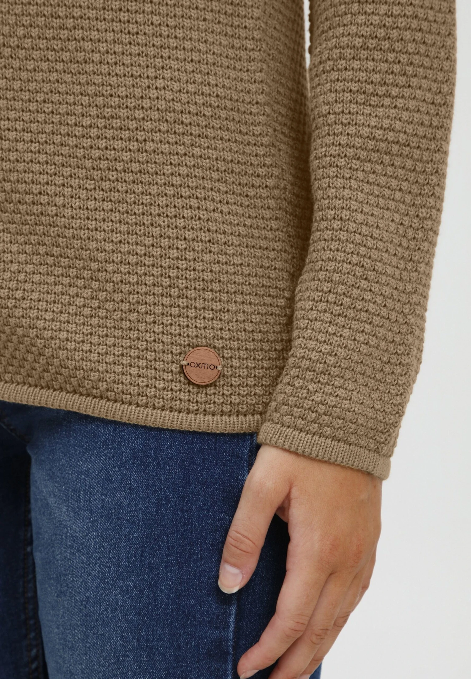 OXMO Oxhelga - Chaqueta De Punto - Kelp 5 OXMO Oxhelga - Chaqueta De Punto - Kelp - Imagen 5