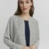 OXMO Kike - Chaqueta De Punto - Aqua Gray