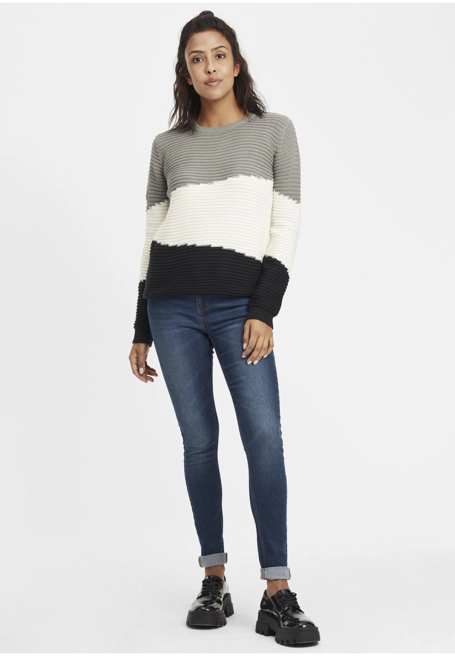 OXMO Oxolma - Jersey De Punto - Dark Grey 2 OXMO Oxolma - Jersey De Punto - Dark Grey - Imagen 2